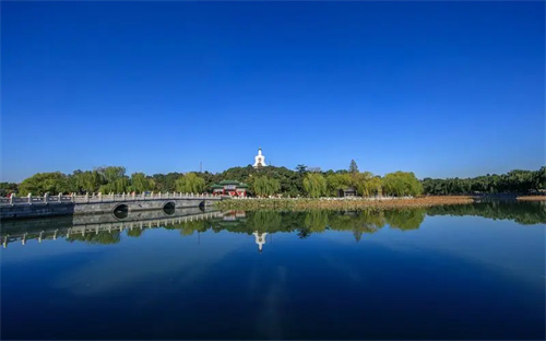 北京北海公园优美风景