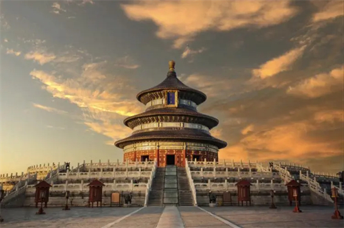 北京天坛公园优美风景